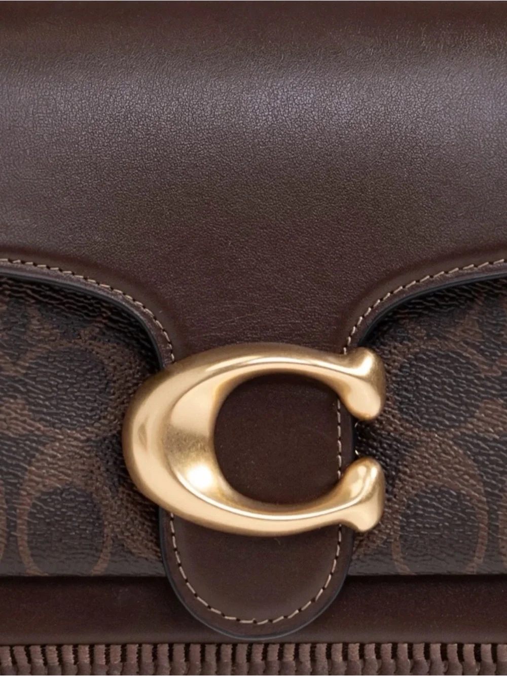 Coach Tabby 26 Shoulder Bag Maple Signature Canvas & Refined Leather NWT